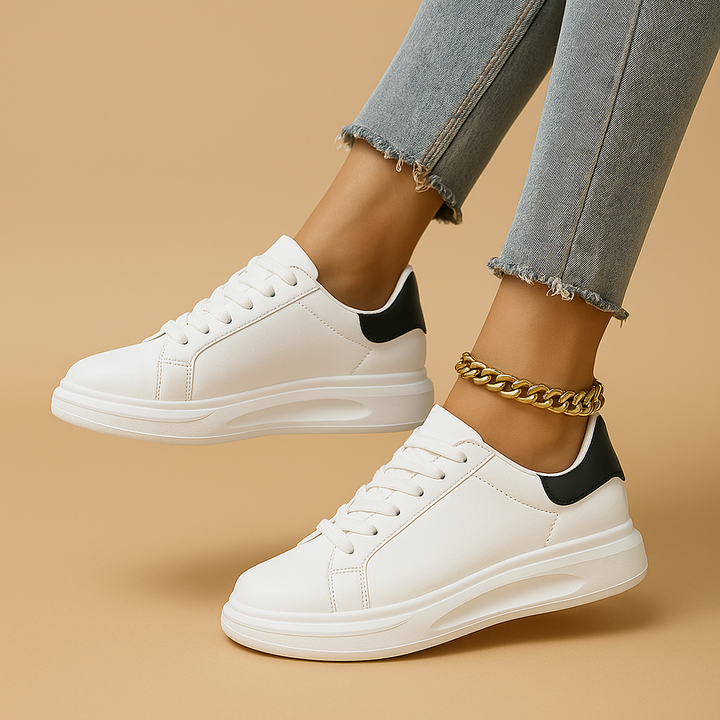 Women’s Minimal Clean White Sneakers