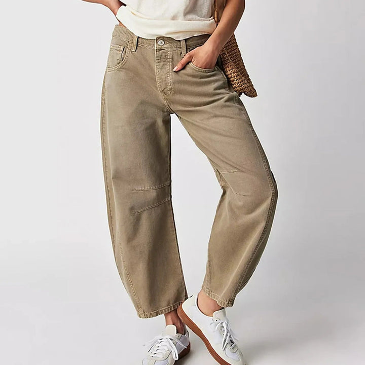 Relaxed Straight-Leg Pants